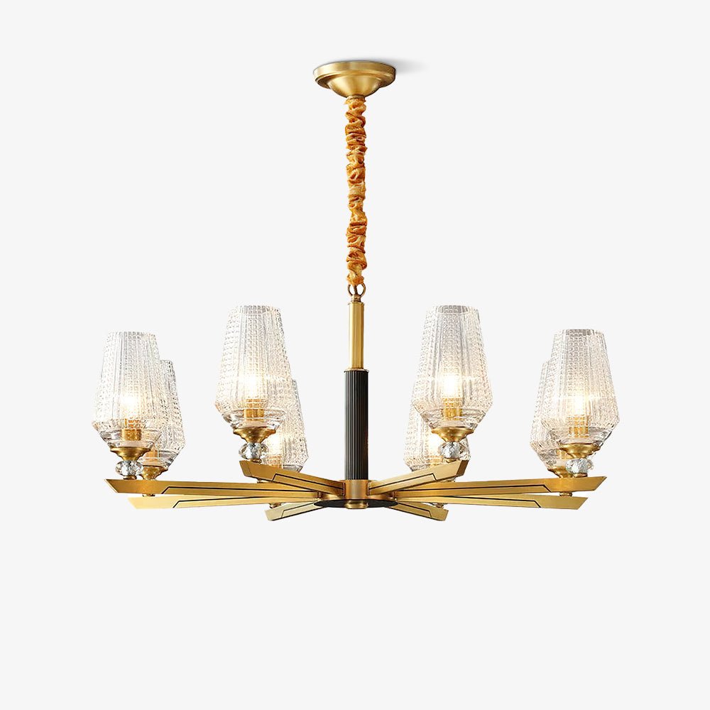 Astra Lustre Hexa en Laiton de Luxe - Neutralighting