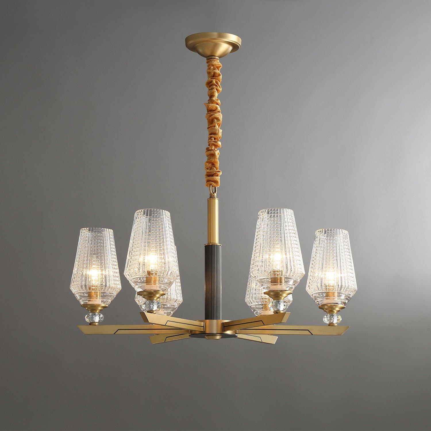Astra Lustre Hexa en Laiton de Luxe - Neutralighting