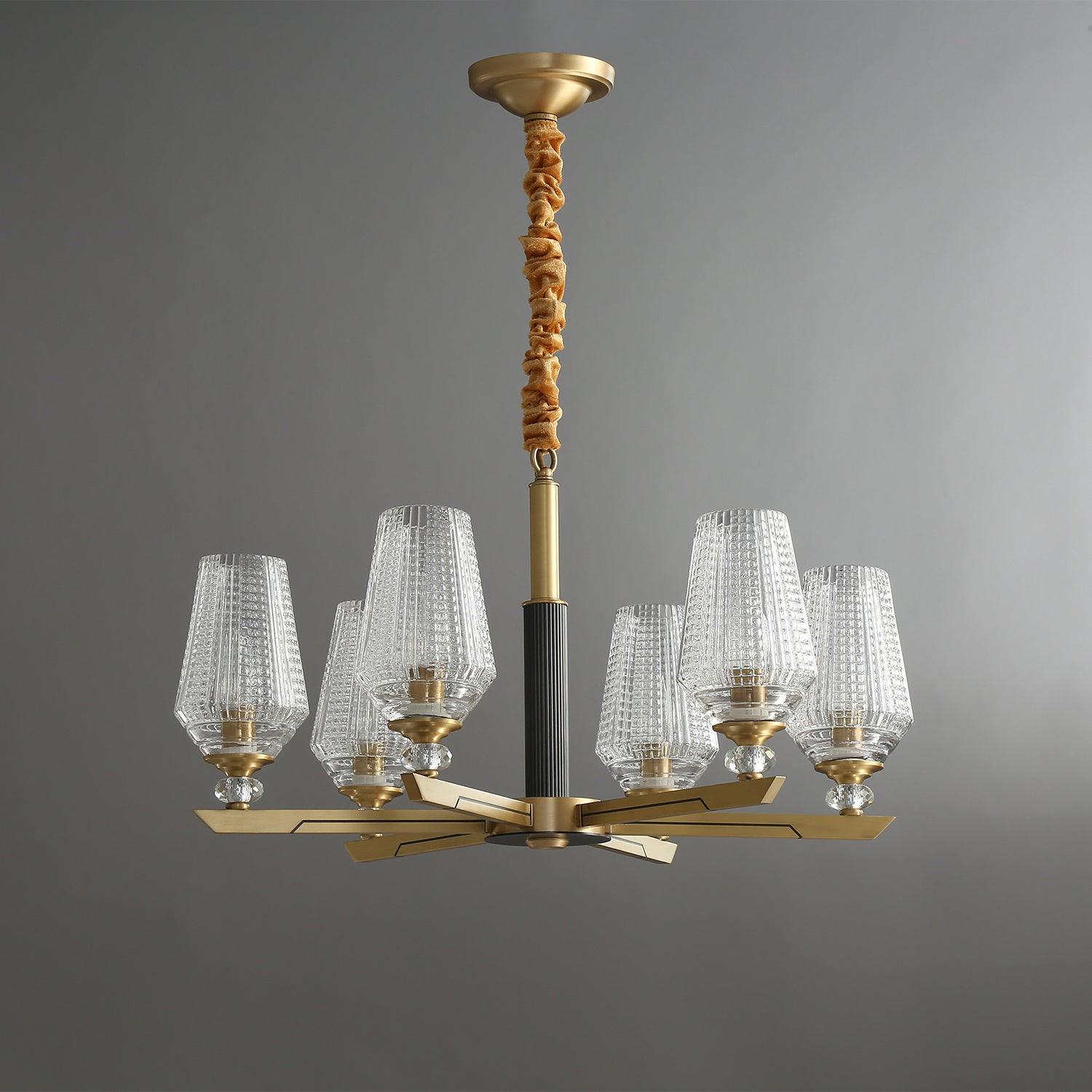 Astra Lustre Hexa en Laiton de Luxe - Neutralighting