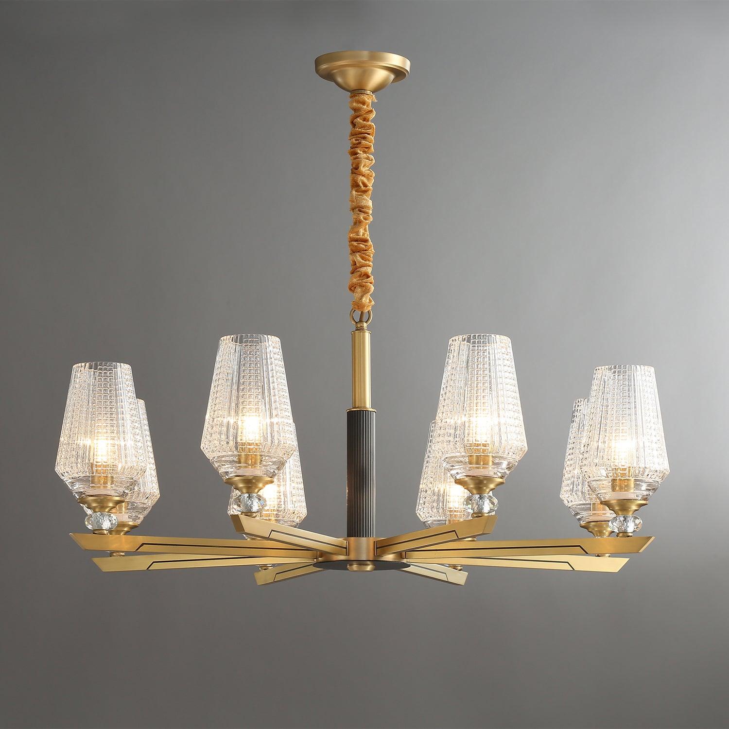 Astra Lustre Hexa en Laiton de Luxe - Neutralighting