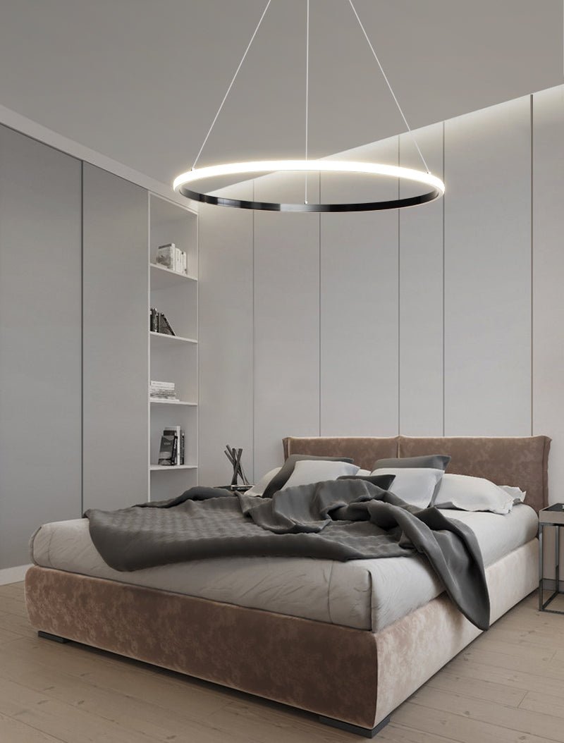 Arthaila Chandelier Anneaux Modernes Minimalistes en Laiton - Neutralighting