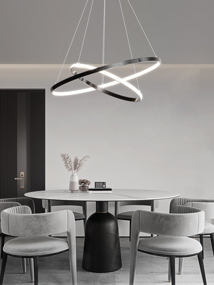 Arthaila Chandelier Anneaux Modernes Minimalistes en Laiton - Neutralighting