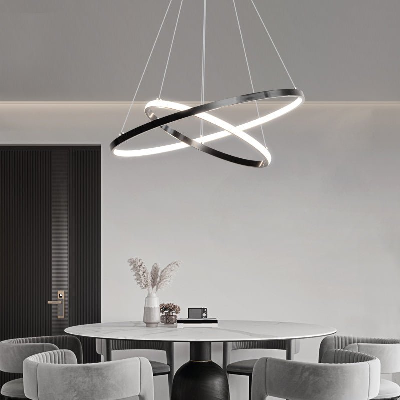 Arthaila Chandelier Anneaux Modernes Minimalistes en Laiton - Neutralighting