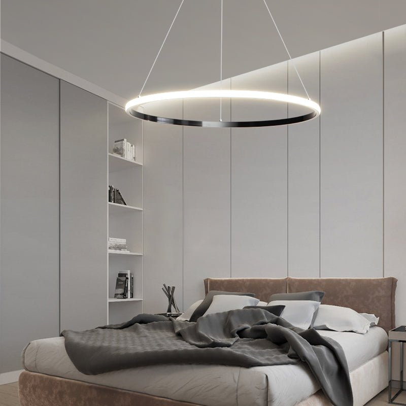 Arthaila Chandelier Anneaux Modernes Minimalistes en Laiton - Neutralighting
