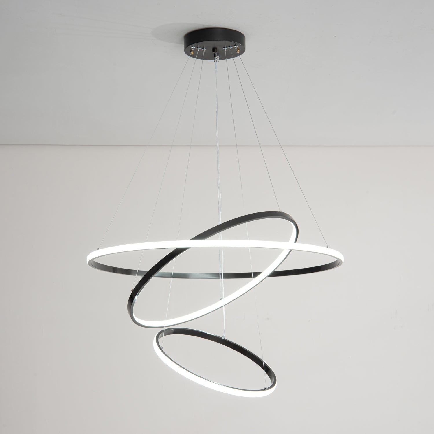 Arthaila Chandelier Anneaux Modernes Minimalistes en Laiton - Neutralighting