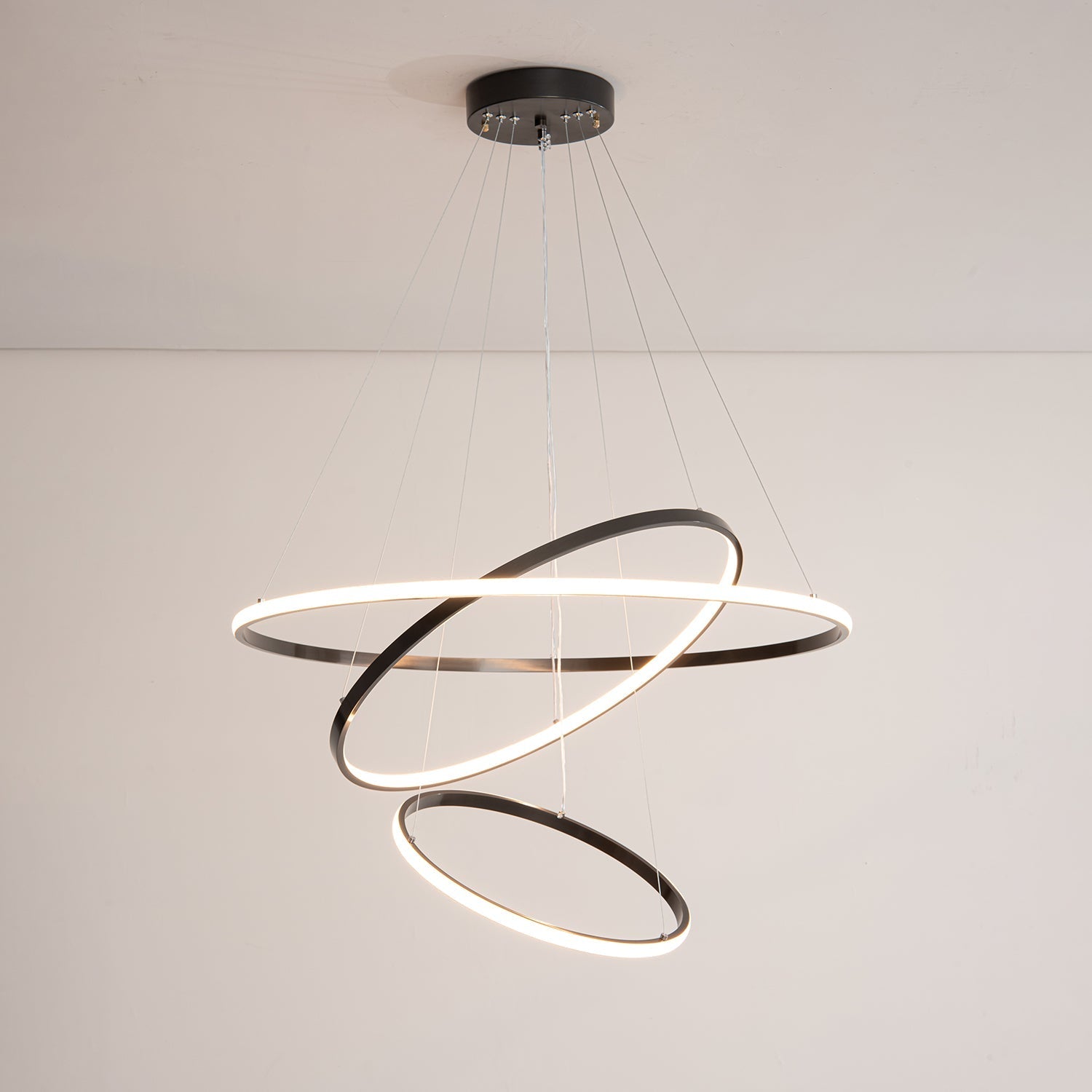 Arthaila Chandelier Anneaux Modernes Minimalistes en Laiton - Neutralighting