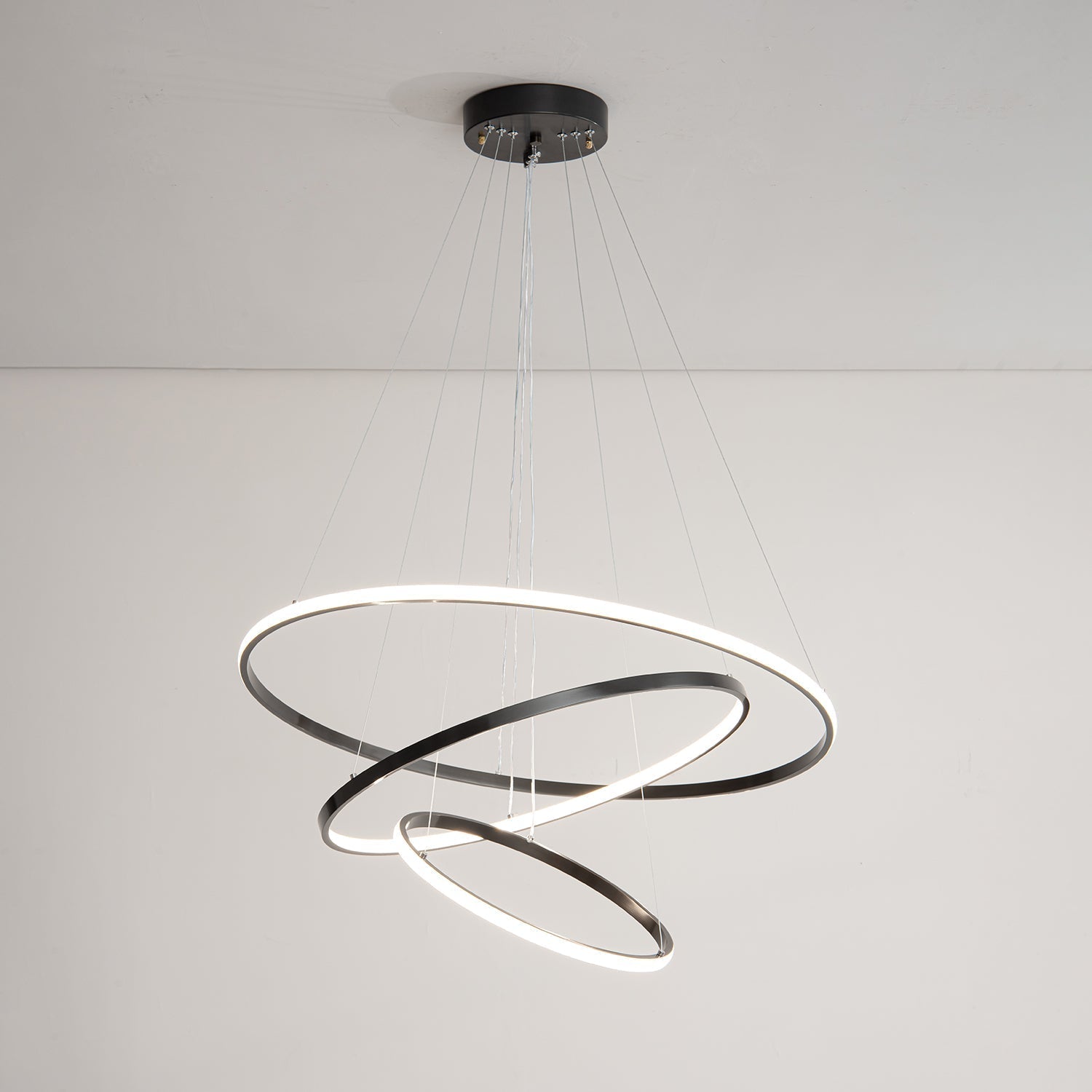 Arthaila Chandelier Anneaux Modernes Minimalistes en Laiton - Neutralighting