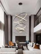 Arthaila Chandelier Anneaux Modernes Minimalistes en Laiton - Neutralighting