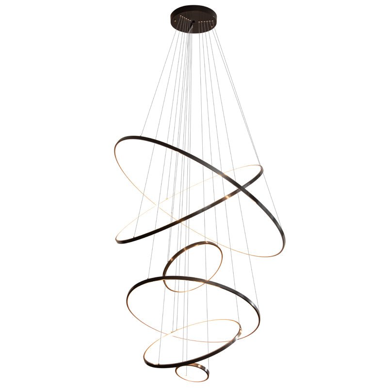 Arthaila Chandelier Anneaux Modernes Minimalistes en Laiton - Neutralighting