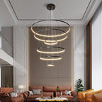 Arthaila Chandelier Anneaux Modernes Minimalistes en Laiton - Neutralighting