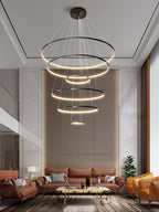 Arthaila Chandelier Anneaux Modernes Minimalistes en Laiton - Neutralighting