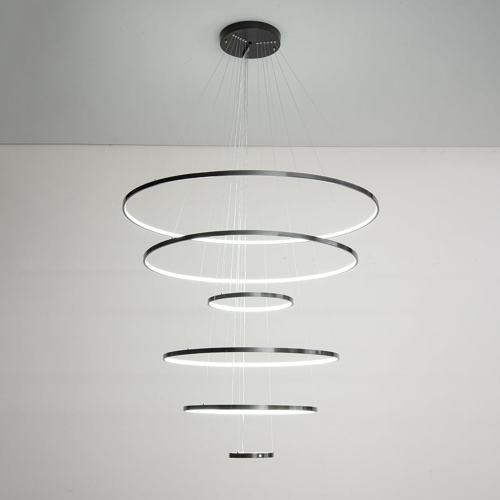 Arthaila Chandelier Anneaux Modernes Minimalistes en Laiton - Neutralighting
