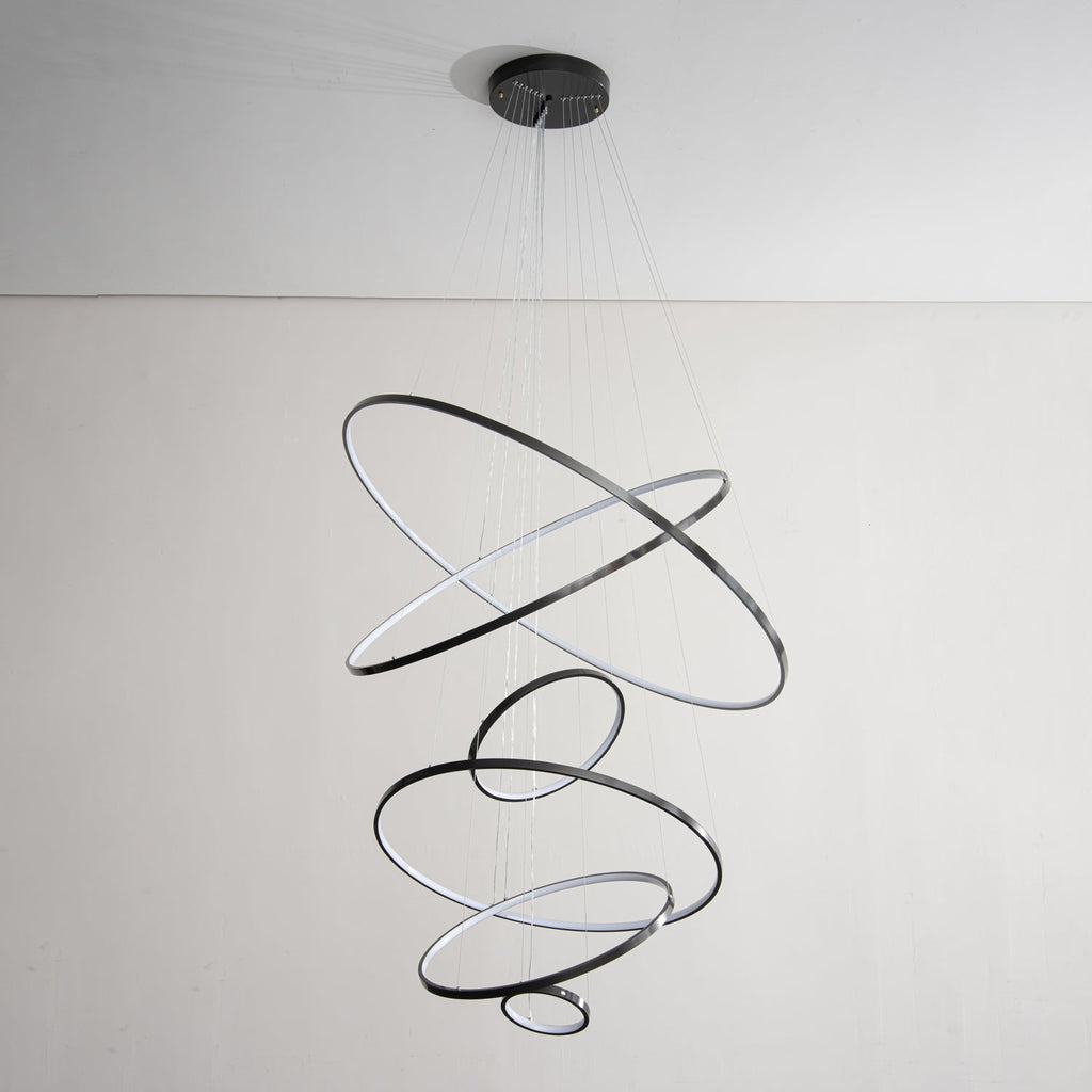Arthaila Chandelier Anneaux Modernes Minimalistes en Laiton - Neutralighting
