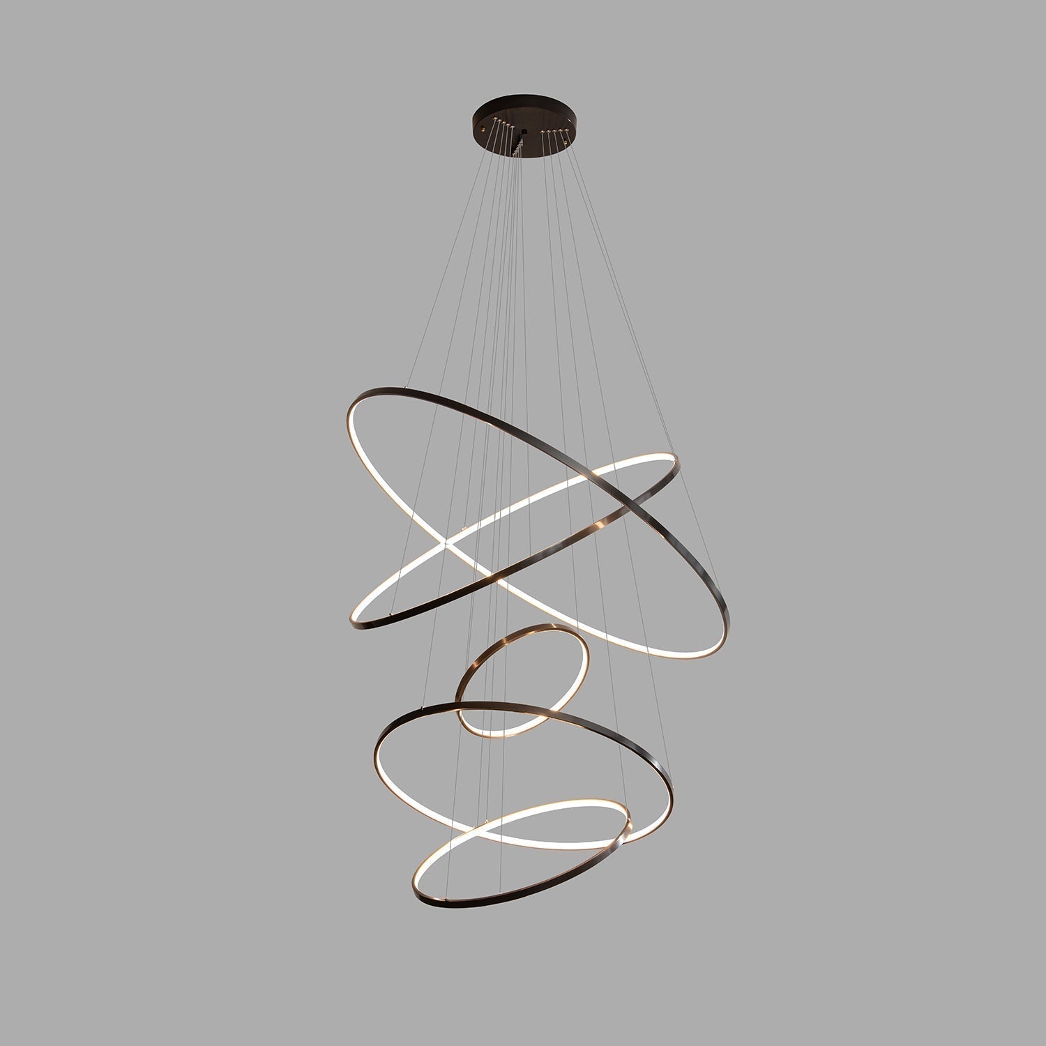 Arthaila Chandelier Anneaux Modernes Minimalistes en Laiton - Neutralighting