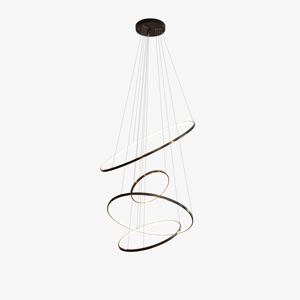 Arthaila Chandelier Anneaux Modernes Minimalistes en Laiton - Neutralighting