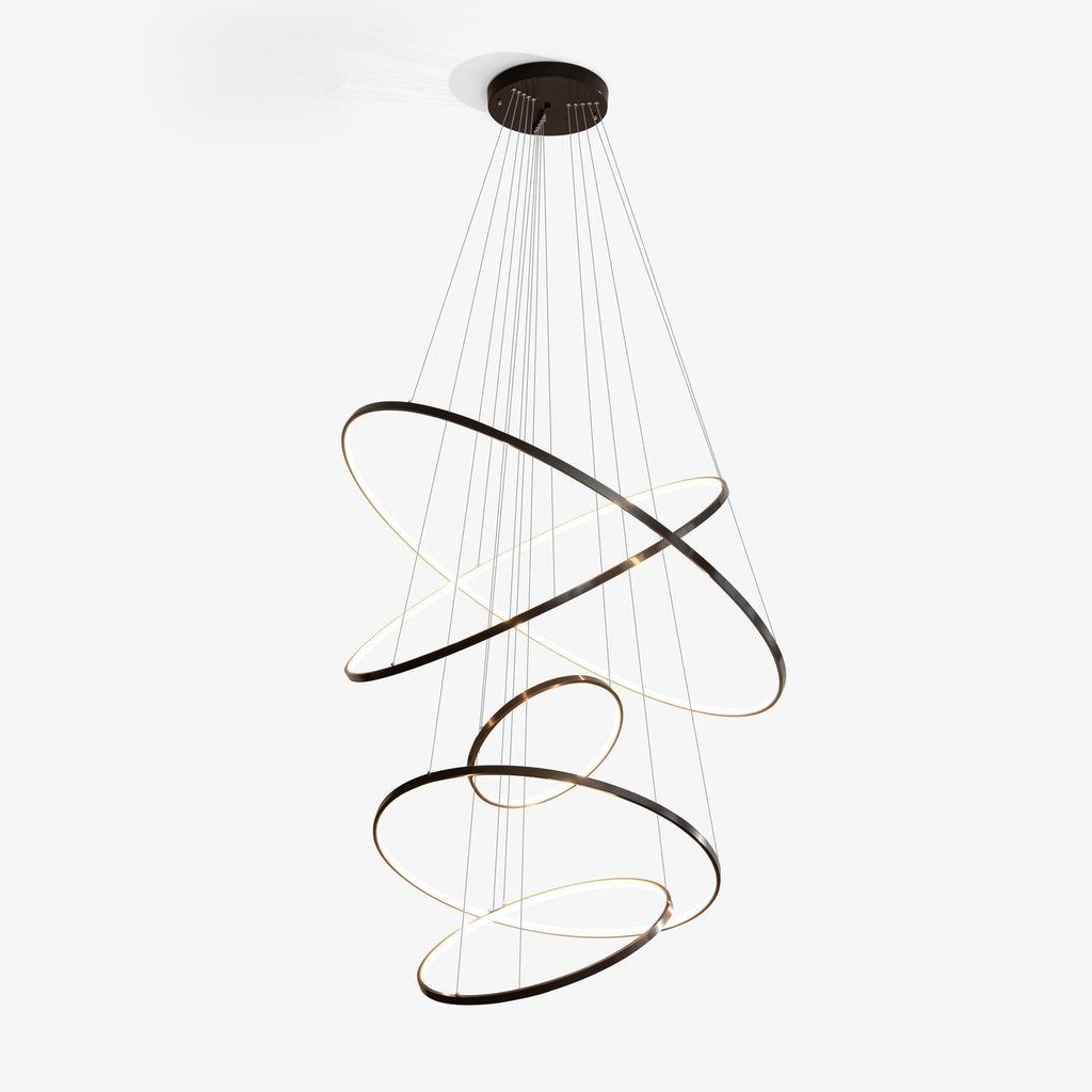 Arthaila Chandelier Anneaux Modernes Minimalistes en Laiton - Neutralighting
