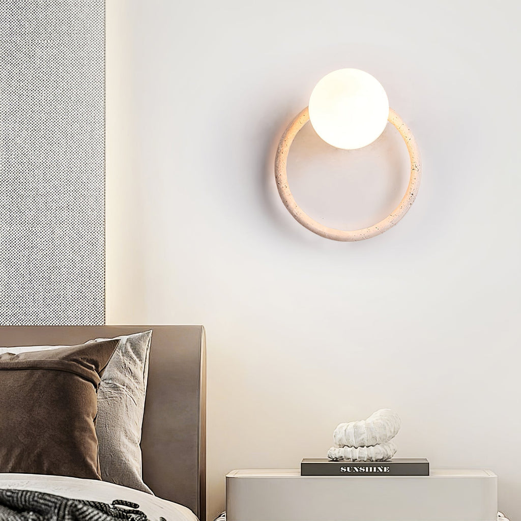 Idoryra Applique Murale Moderne en Travertin - Neutralighting