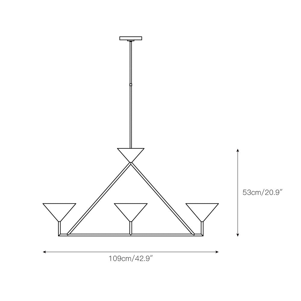 Ulveleth Lustre Métal Linéaire Minimaliste Moderne - Neutralighting