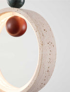 Vovinyra Circulaire Travertin Pendentif Lumière - Neutralighting