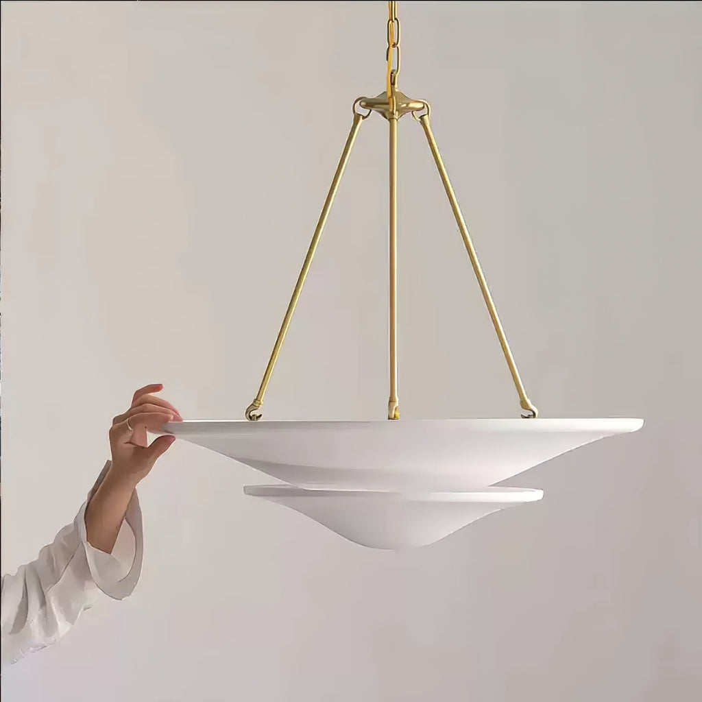Lunara Lampe Pendante Moderne en Plâtre - Neutralighting