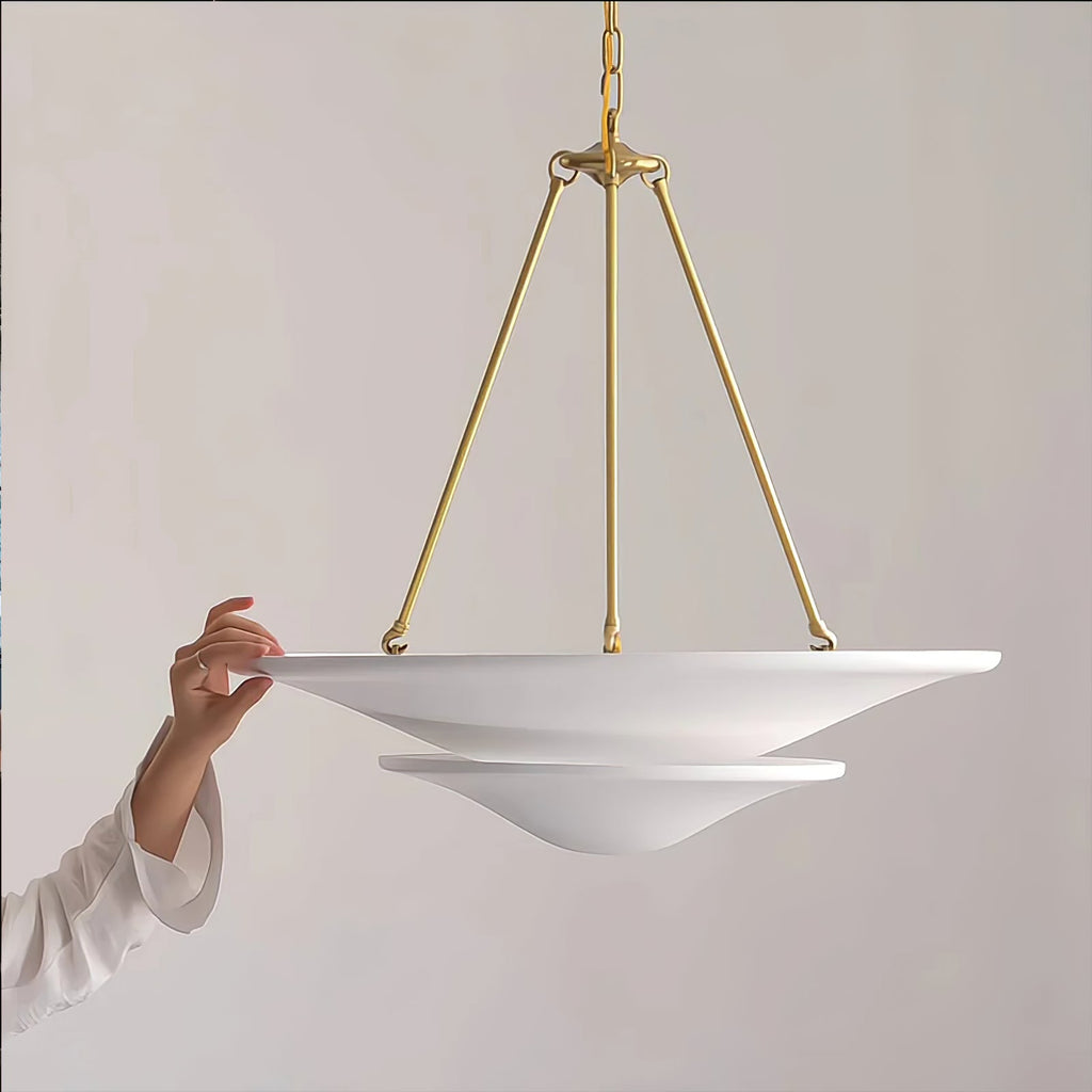Lunara Lampe Pendante Moderne en Plâtre - Neutralighting