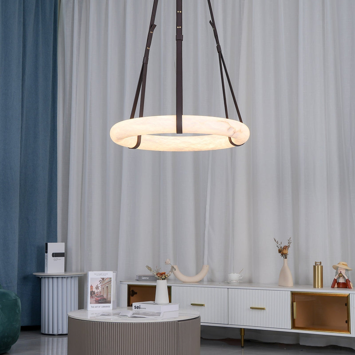 Luste Chandeliers Modernes en Albâtre - Neutralighting