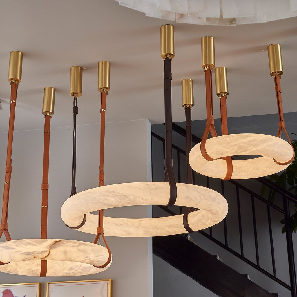 Luste Chandeliers Modernes en Albâtre - Neutralighting