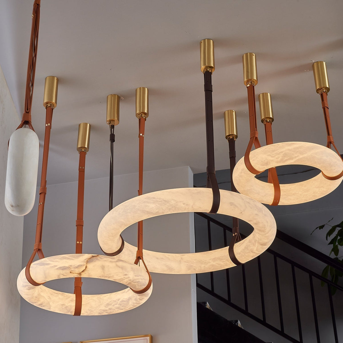 Luste Chandeliers Modernes en Albâtre - Neutralighting