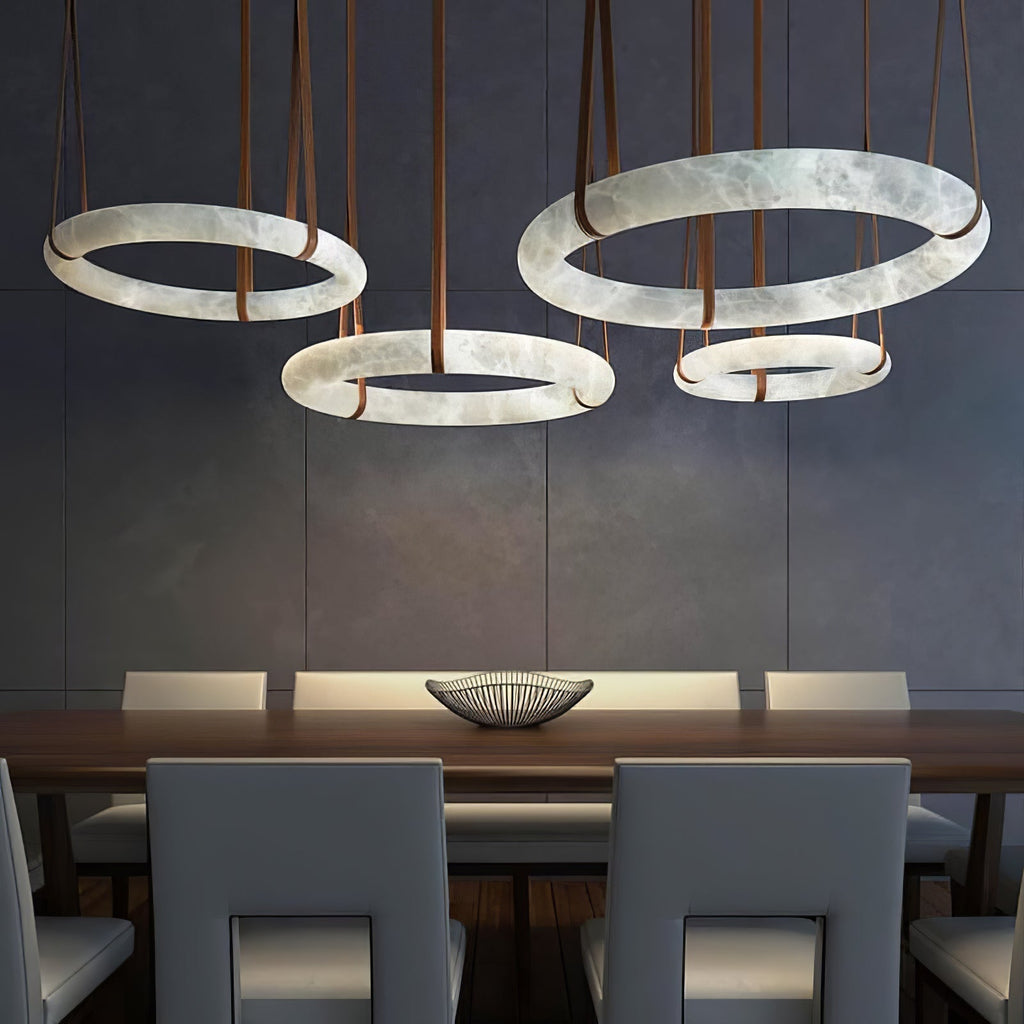 Luste Chandeliers Modernes en Albâtre - Neutralighting