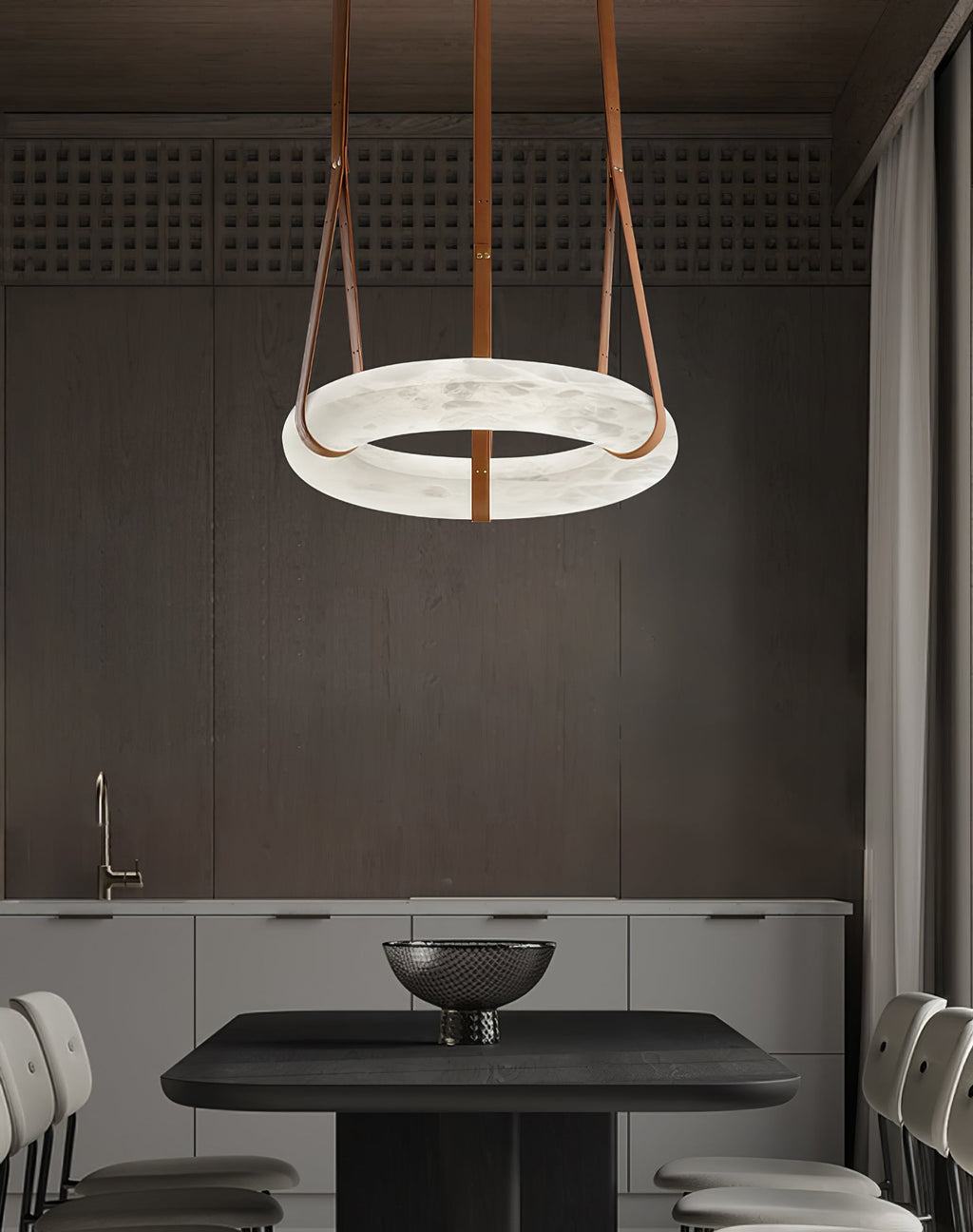 Luste Chandeliers Modernes en Albâtre - Neutralighting