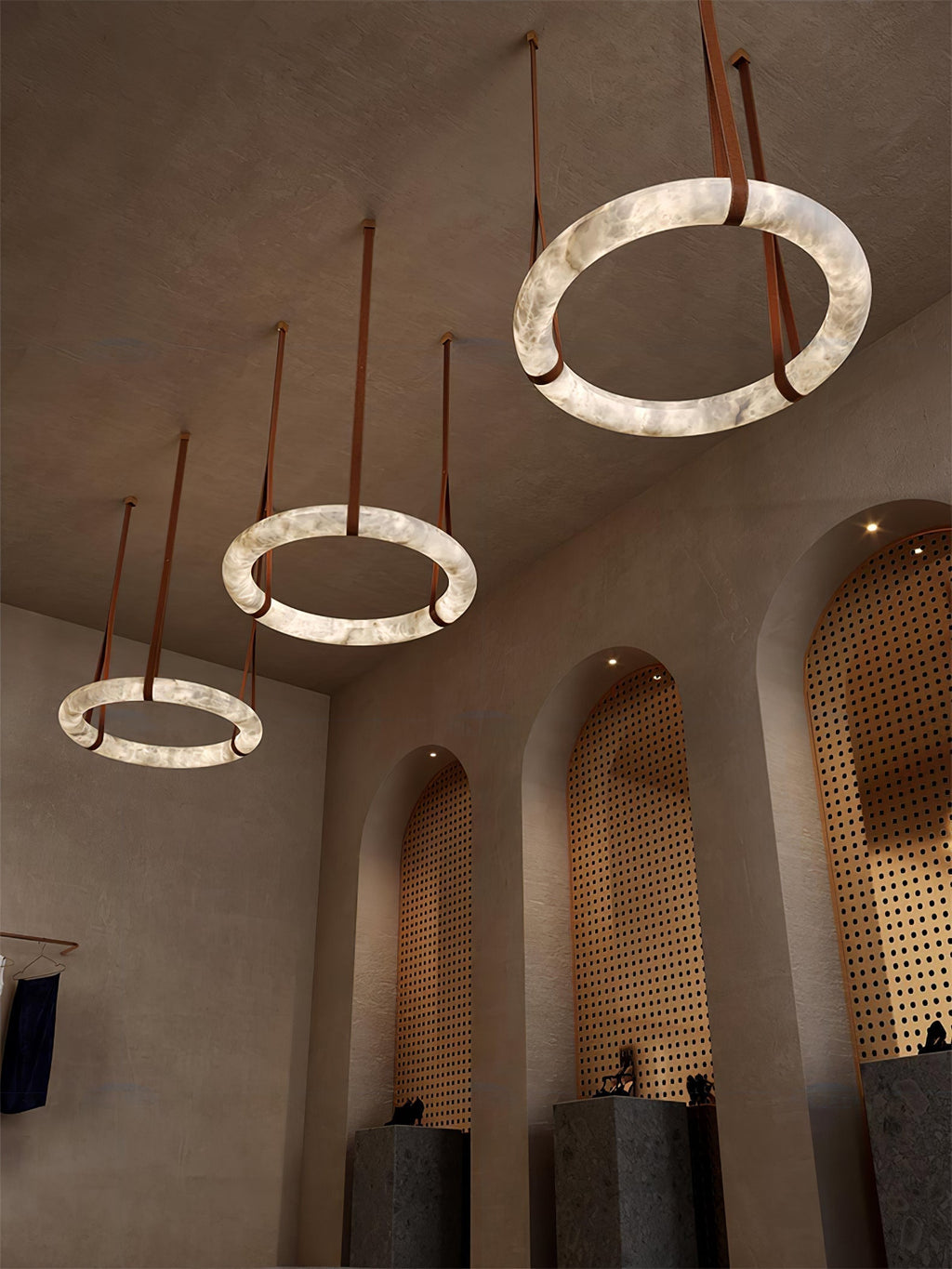 Luste Chandeliers Modernes en Albâtre - Neutralighting