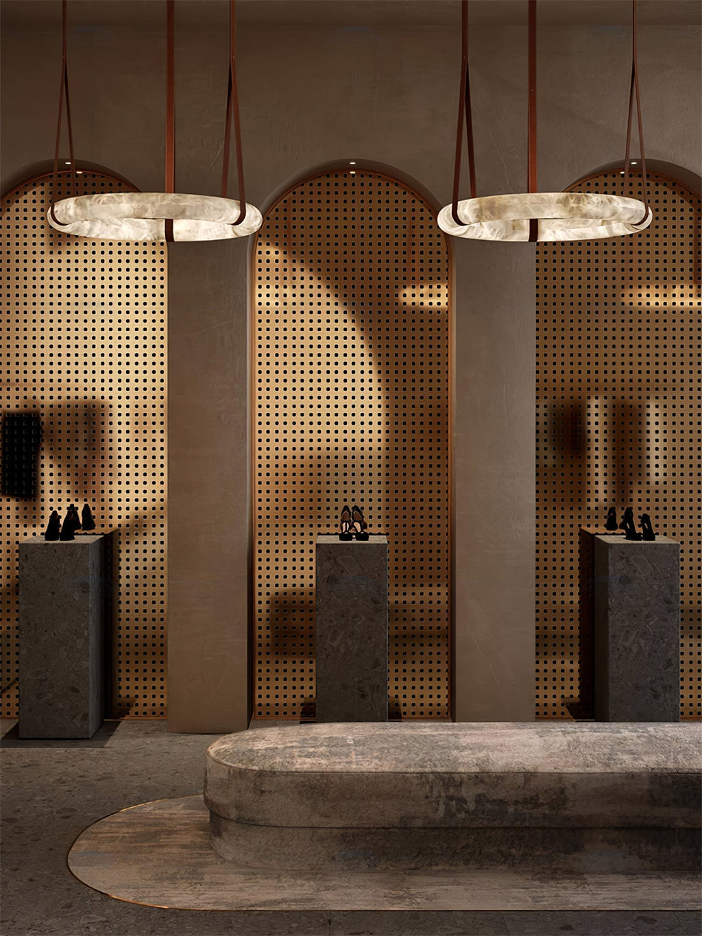 Luste Chandeliers Modernes en Albâtre - Neutralighting