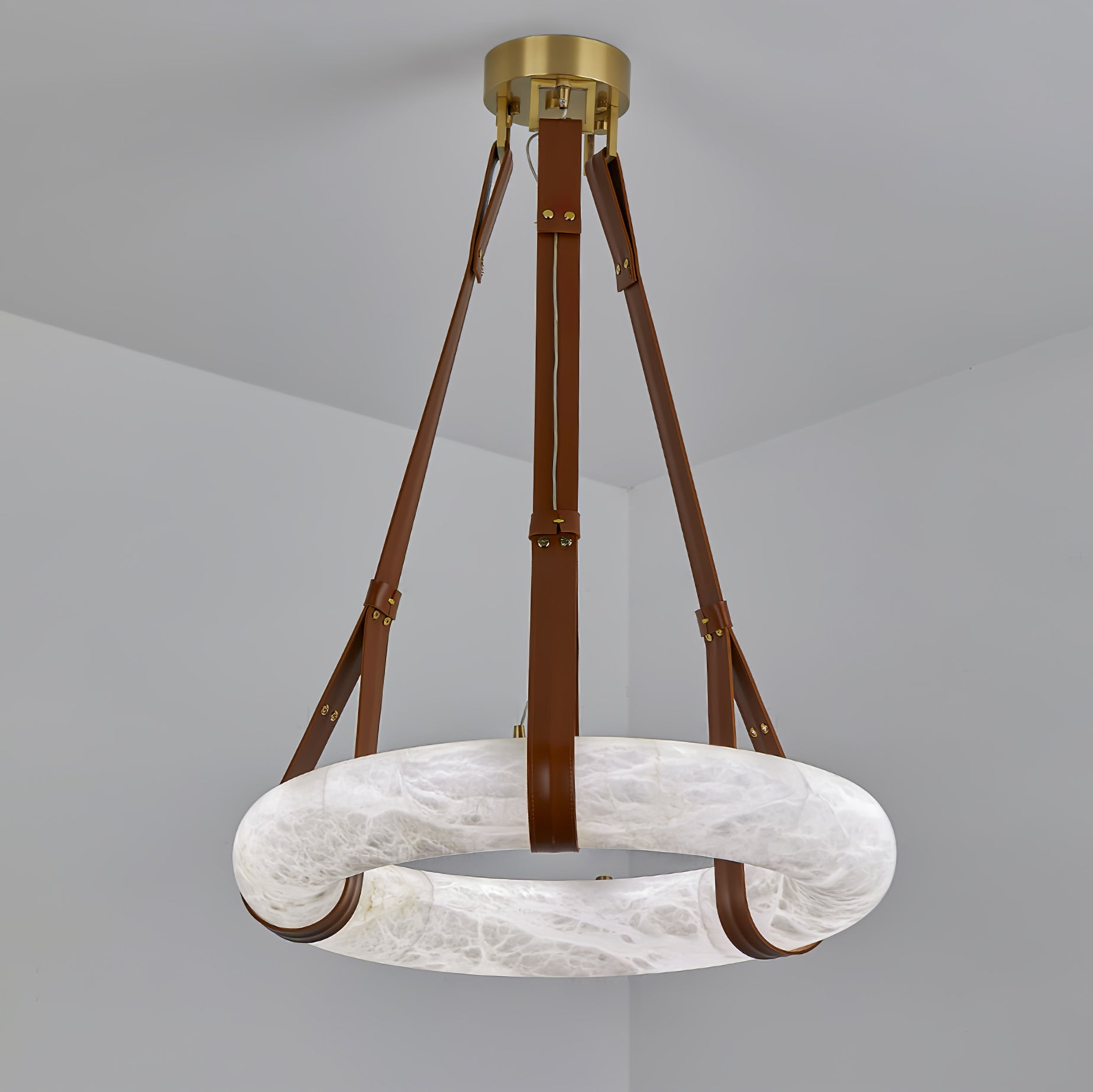 Mydorira Lustre Laiton Albâtre Élégance Premium - Neutralighting