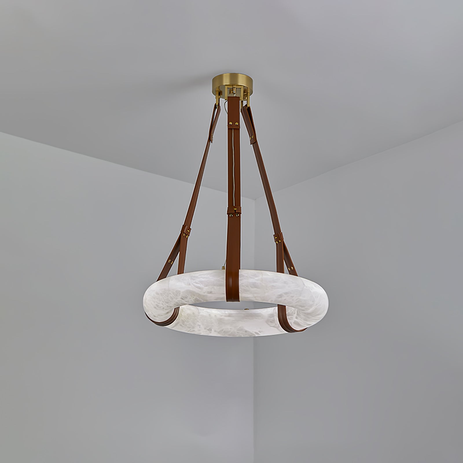 Mydorira Lustre Laiton Albâtre Élégance Premium - Neutralighting