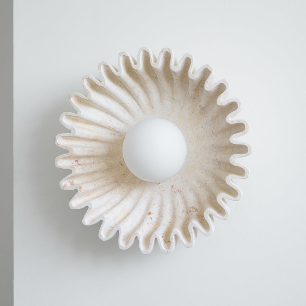 Ivvinen Applique Murale Marbre Verre Élégance Premium - Neutralighting