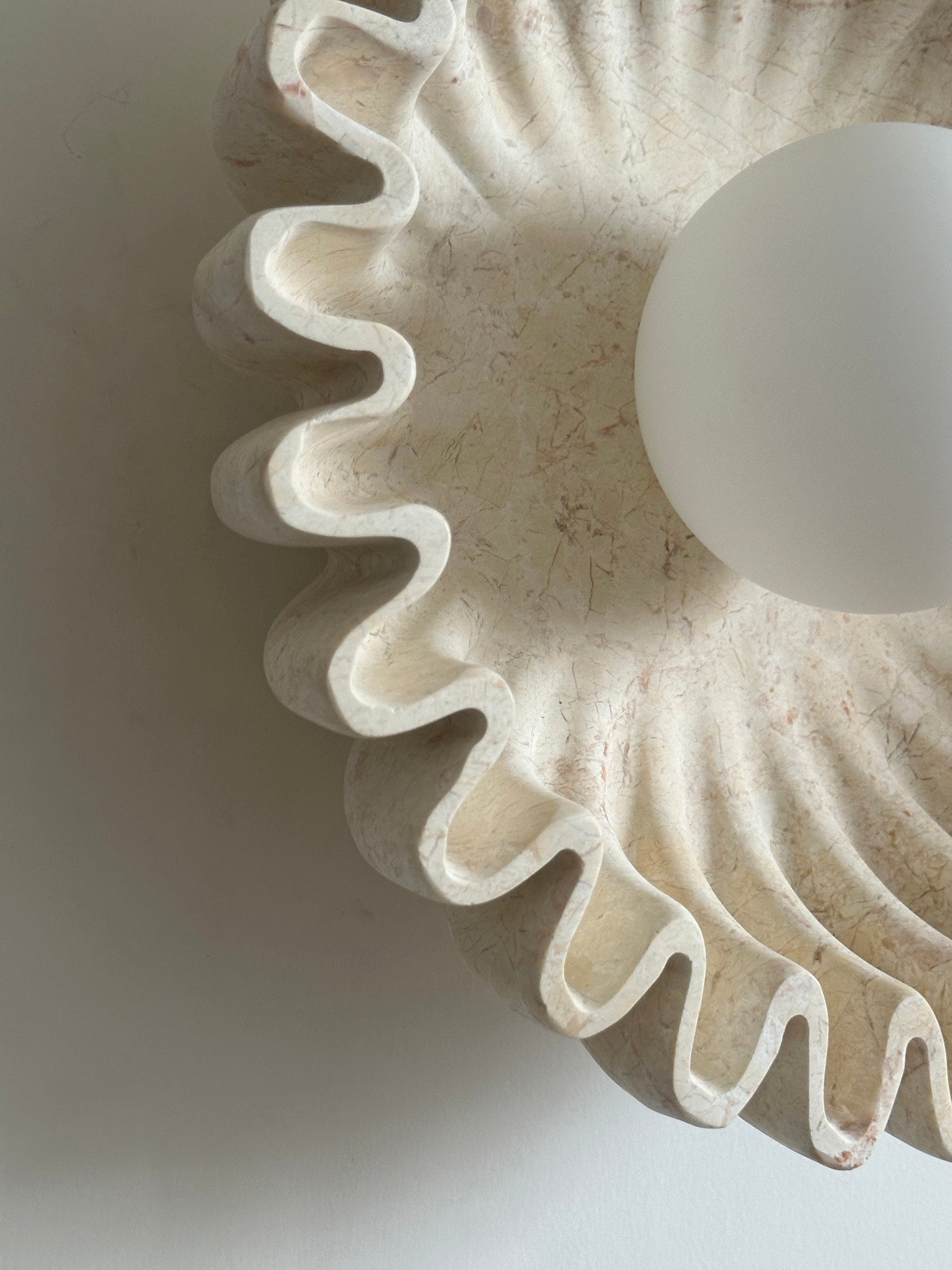 Ivvinen Applique Murale Marbre Verre Élégance Premium - Neutralighting