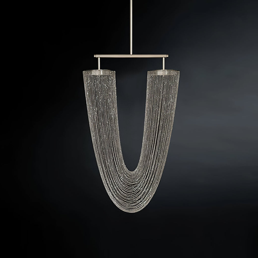 Lustra Lampe Pendante en Chaîne de Cuivre Moderne - Neutralighting
