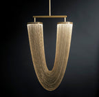 Lustra Lampe Pendante en Chaîne de Cuivre Moderne - Neutralighting