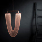 Lustra Lampe Pendante en Chaîne de Cuivre Moderne - Neutralighting