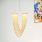 Lustra Lampe Pendante en Chaîne de Cuivre Moderne - Neutralighting