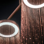 Lustra Lampe Pendante en Chaîne de Cuivre Moderne - Neutralighting