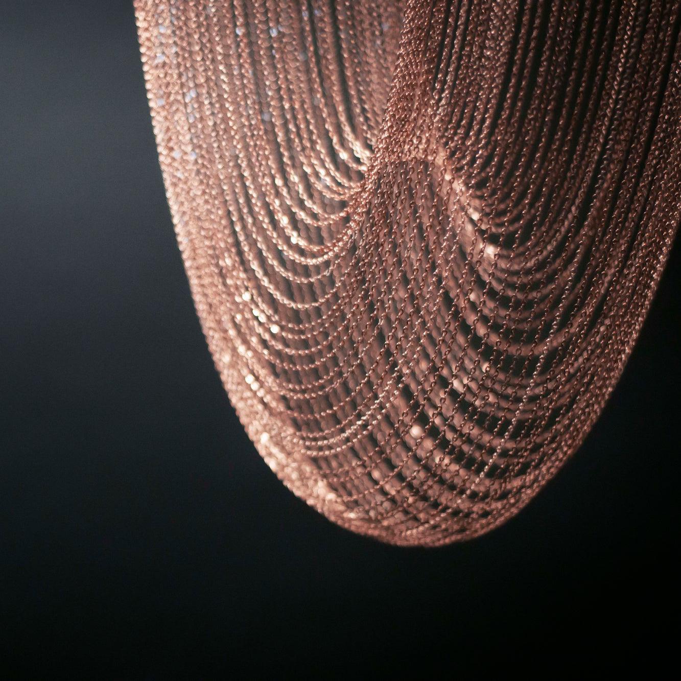 Lustra Lampe Pendante en Chaîne de Cuivre Moderne - Neutralighting