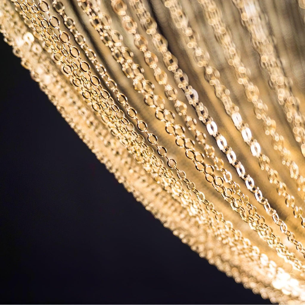 Lustra Lampe Pendante en Chaîne de Cuivre Moderne - Neutralighting
