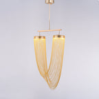 Lustra Lampe Pendante en Chaîne de Cuivre Moderne - Neutralighting