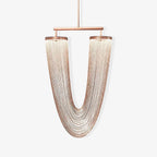Lustra Lampe Pendante en Chaîne de Cuivre Moderne - Neutralighting