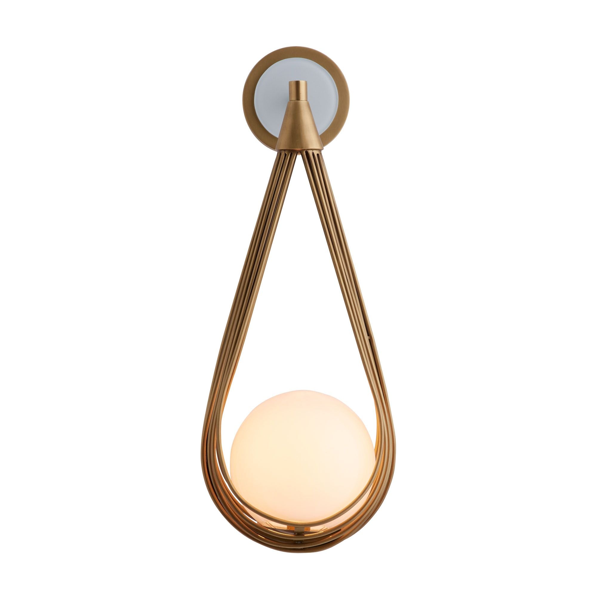 Zemirir Applique Murale Laiton Verre Minimaliste Moderne - Neutralighting