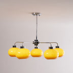 Lustra Chandelier Géométrique en Verre - Neutralighting