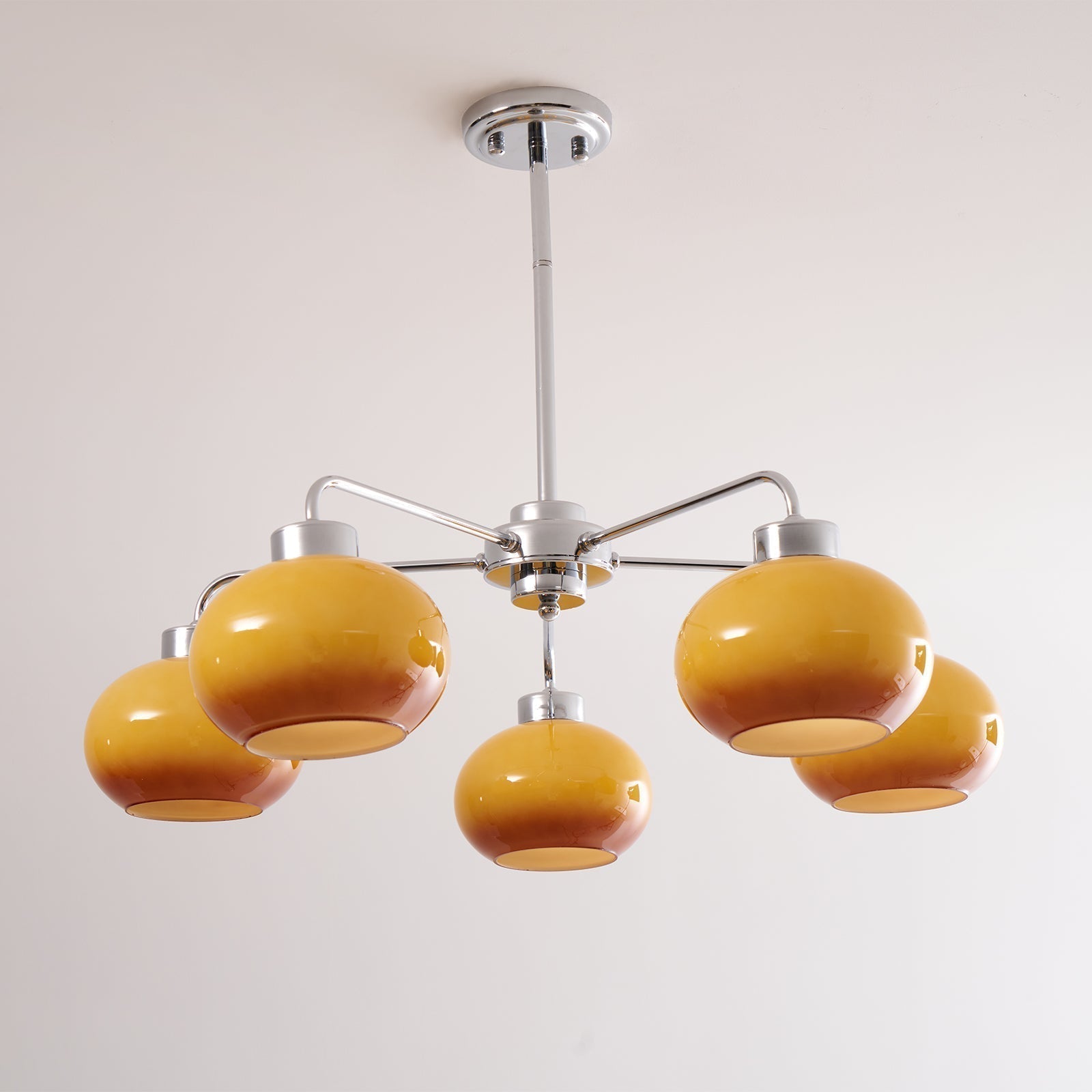 Lustra Chandelier Géométrique en Verre - Neutralighting