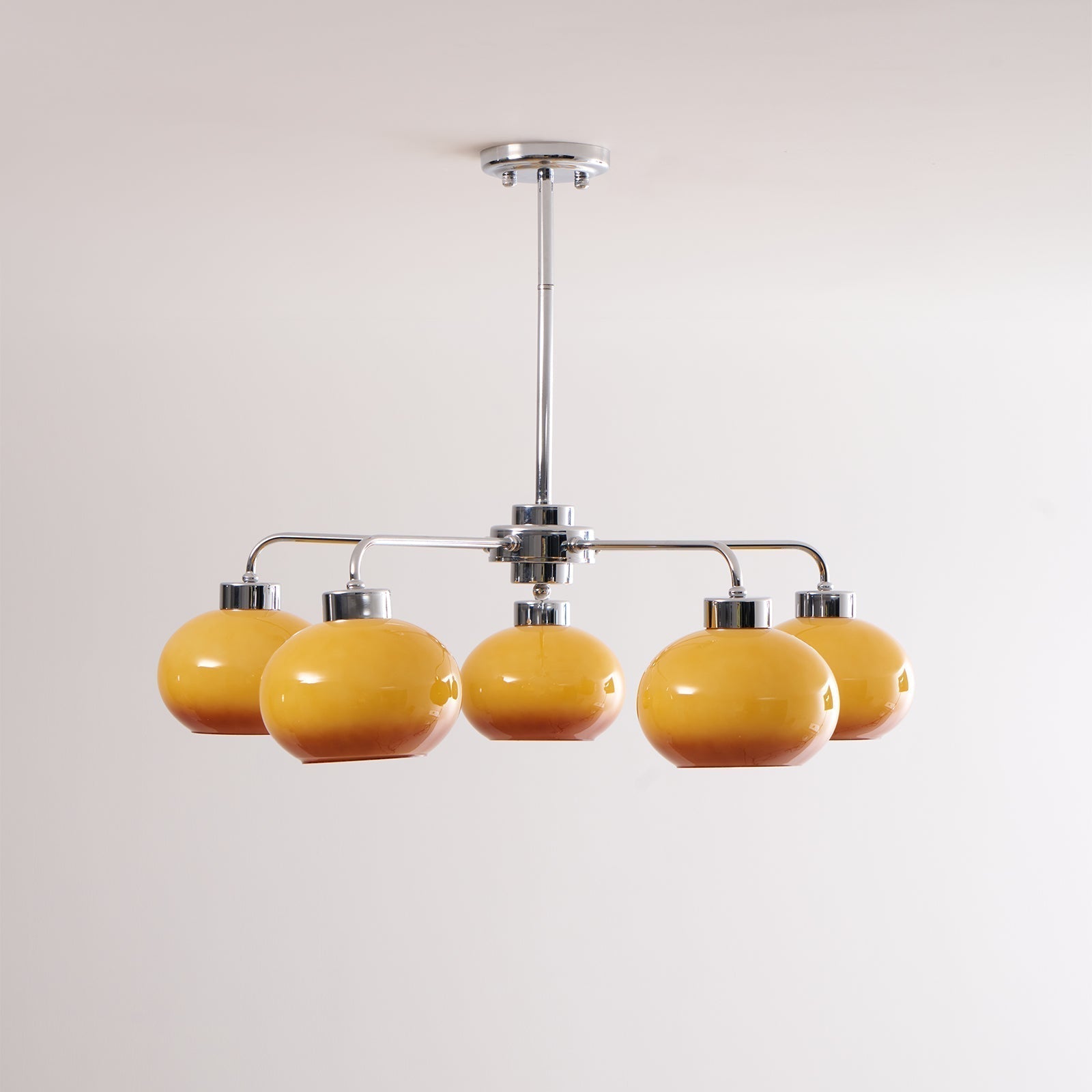 Lustra Chandelier Géométrique en Verre - Neutralighting