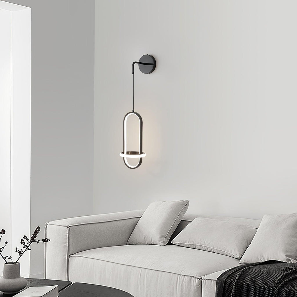 Vivianne Lampe Murale Ovale Moderne Minimaliste - Neutralighting